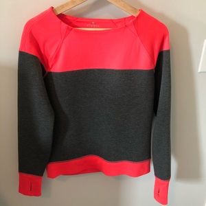 Athleta Scuba Materials Neon Sweatshirt